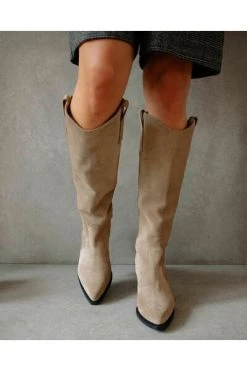 ALOHAS Laarzen Mount Suede Boots Beige -Aloha Winkel 009f4ef5bdf9045cfe19c737f58c2d78