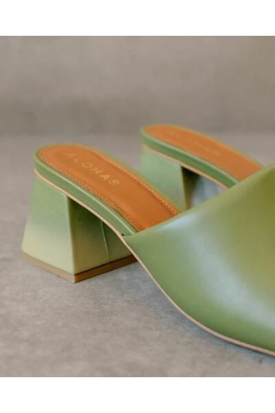 ALOHAS Slippers Brushed Flip Flips Green 5 ALOHAS Slippers Brushed Flip Flips Green - Afbeelding 5