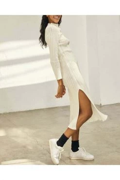 ALOHAS Casual Jurken Donna Dress White -Aloha Winkel 03ab6676854540b7b74c97f02c5264d6