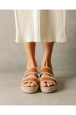 ALOHAS Sandalen Double Strap Crochet Sandals Brown -Aloha Winkel 05f3d536afc9e62dc3898abc27940763