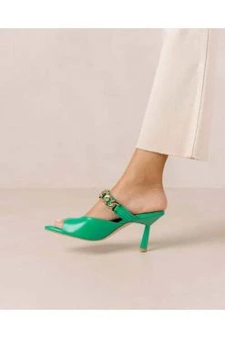 ALOHAS Schoenen Daisy Shiny Sandals Green -Aloha Winkel 06ef9ae5af3a38084b7bd9dc8dcadf90