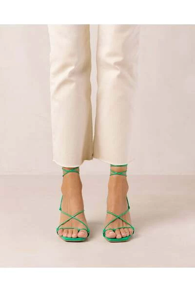 ALOHAS Sandalen Bellini Shiny Sandals Green 5 ALOHAS Sandalen Bellini Shiny Sandals Green - Afbeelding 5