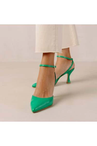 ALOHAS Schoenen Cinderella Shiny Pumps Green 4 ALOHAS Schoenen Cinderella Shiny Pumps Green - Afbeelding 4