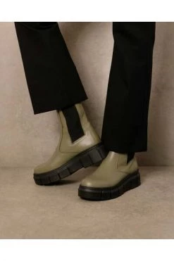 ALOHAS Chelseaboots Armor Boots Green 9 ALOHAS Chelseaboots Armor Boots Green -Aloha Winkel 1143acc1d5ed7f52fd60817f24e8f126