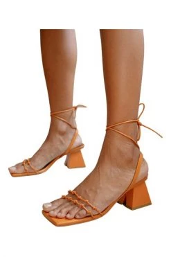 ALOHAS Sandalen Juniper Orange