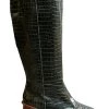 ALOHAS Schoenen East Croco Forest Green