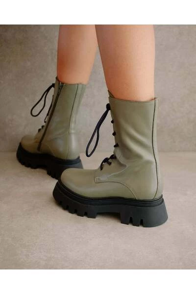 ALOHAS Laarzen Globetrotter Boots Green 2 ALOHAS Laarzen Globetrotter Boots Green - Afbeelding 2