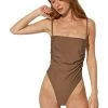 ALOHAS Badpakken The Elipse Swimsuit Brown