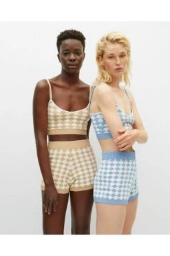 ALOHAS Korte Broeken Nice Shorts Scacchi Blue