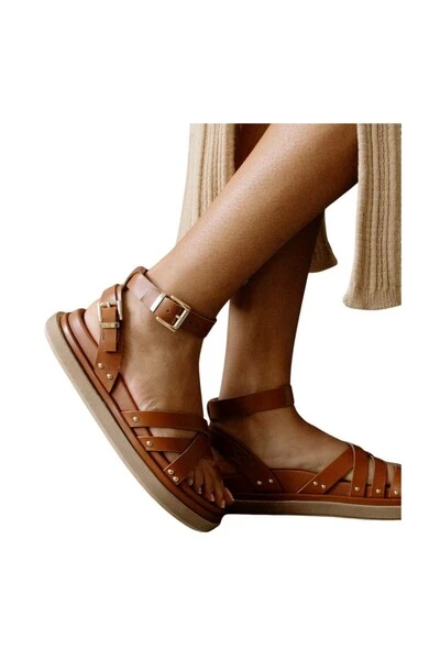 ALOHAS Sandalen Buckle Up Sandals Brown 1 ALOHAS Sandalen Buckle Up Sandals Brown