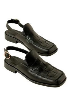ALOHAS Loafers Abe Braided Shoes Black -Aloha Winkel 20d6b9870697415d561abf6b9b561911