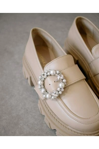 ALOHAS Loafers Trailblazer Crystal Shoes Beige 2 ALOHAS Loafers Trailblazer Crystal Shoes Beige - Afbeelding 2