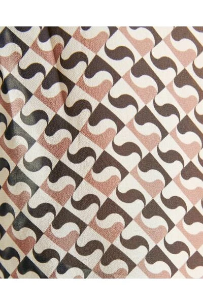 ALOHAS Wijde Broeken Cliffhanger Pants Monogram Brown 4 ALOHAS Wijde Broeken Cliffhanger Pants Monogram Brown - Afbeelding 4