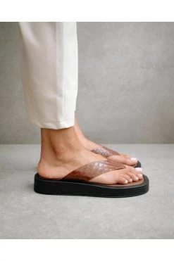 ALOHAS Slippers Overcast Shoes Brown -Aloha Winkel 2474e38fd7ddb51529afb602368e65ed