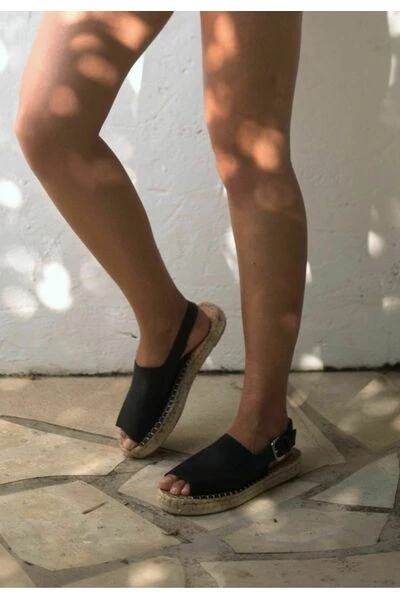 ALOHAS Sandalen Back Strap Shoes Black 1 ALOHAS Sandalen Back Strap Shoes Black