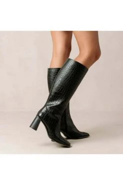 ALOHAS Enkellaarsjes East Apple Alli Black