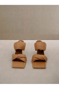 ALOHAS Sandalen Twist Strap Sandals Brown -Aloha Winkel 313a9476ee910b0219d4934c4046e793