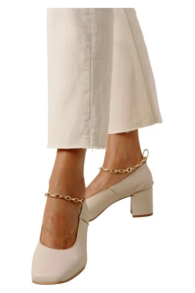 ALOHAS Agent Anklet PUMPS Beige 6 ALOHAS Agent Anklet PUMPS Beige - Afbeelding 6