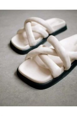 ALOHAS Slippers Slip On Cross Beige -Aloha Winkel 34a0a7c584ec5add9a18521a8d457219