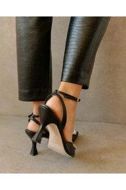 ALOHAS Pumps Cinderella Crystal Shoes Black -Aloha Winkel 36798df8434a98c56e5706b63e1dd282