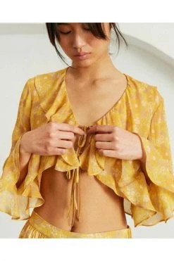 ALOHAS Blouses Linn Freesia Mellow Yellow -Aloha Winkel 370bd02697da43de6486e9f850797f57