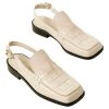 ALOHAS Abe Braided Loafers White