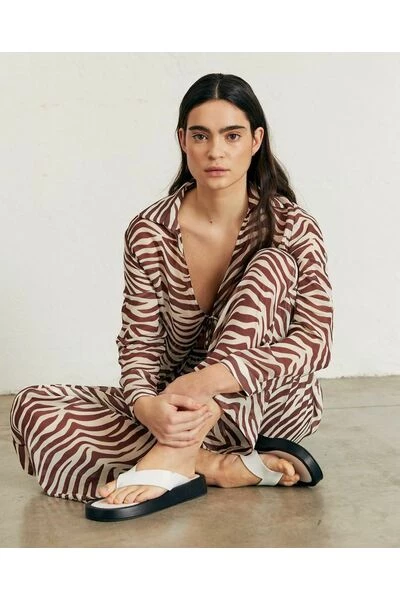 ALOHAS Blouses Rumours Top Brown 6 ALOHAS Blouses Rumours Top Brown - Afbeelding 6