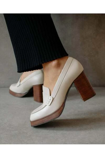ALOHAS Busy Pumps Beige 1 ALOHAS Busy Pumps Beige