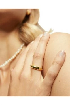 ALOHAS Ringen Simple Ring Gold Yellow -Aloha Winkel 3a526b23fa2e968eec558abaa6956118