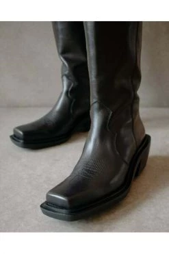 ALOHAS Snowboots Cattle Boots Black