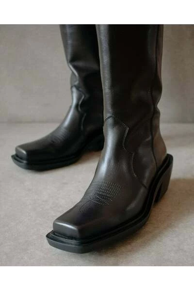 ALOHAS Snowboots Cattle Boots Black 1 ALOHAS Snowboots Cattle Boots Black