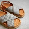 ALOHAS Sandalen Marshmallow Harris Check Shoes Brown