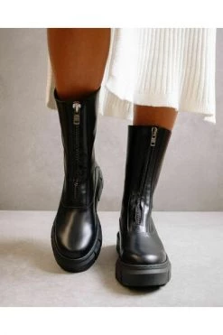 ALOHAS Laarzen Peak Zipper Boots Black -Aloha Winkel 3dbac3a242fba3382132d09b0b0f7699