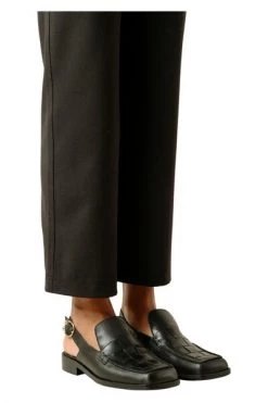 ALOHAS Loafers Abe Braided Shoes Black