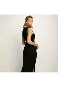 ALOHAS Casual Jurken Breezy Sleeveless Knit Dress Black -Aloha Winkel 4056a91ebc81f1b53b11eb0c260464d8