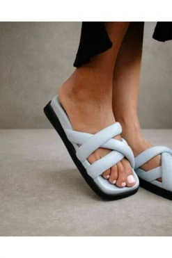 ALOHAS Slippers Slip On Cross Sandals Blue 11 ALOHAS Slippers Slip On Cross Sandals Blue -Aloha Winkel 40acec65bff036b983e8d1bc32fb3013