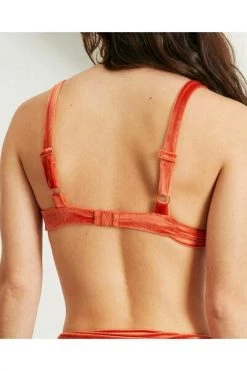 ALOHAS Bikini's The Loop Velvet Bikini Top Orange -Aloha Winkel 415ce4e3364b693c359c33c069d7749a