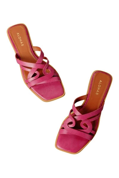 ALOHAS Slippers Pad Sandals Pink 6 ALOHAS Slippers Pad Sandals Pink - Afbeelding 6