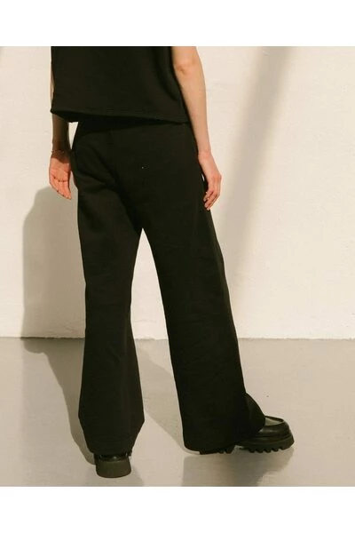 ALOHAS Wijde Broeken Restricted Pants Black 2 ALOHAS Wijde Broeken Restricted Pants Black - Afbeelding 2