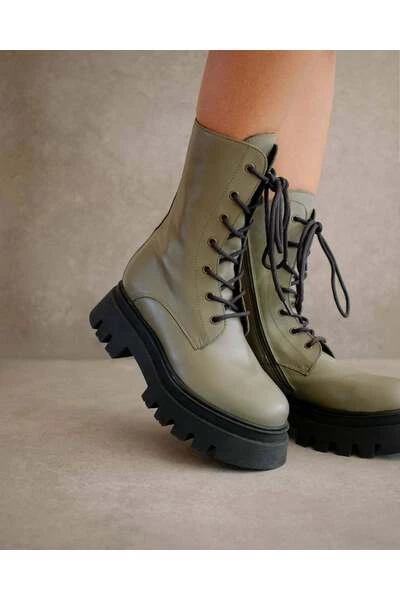 ALOHAS Laarzen Globetrotter Boots Green 1 ALOHAS Laarzen Globetrotter Boots Green