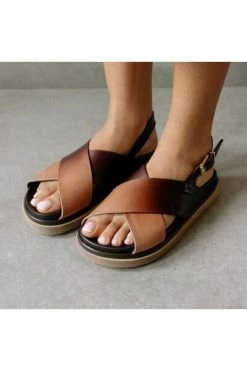 ALOHAS Sandalen Marshmallow Platform Sandals Brown -Aloha Winkel 465db97bf5adc980bad12d2f5c169b1a