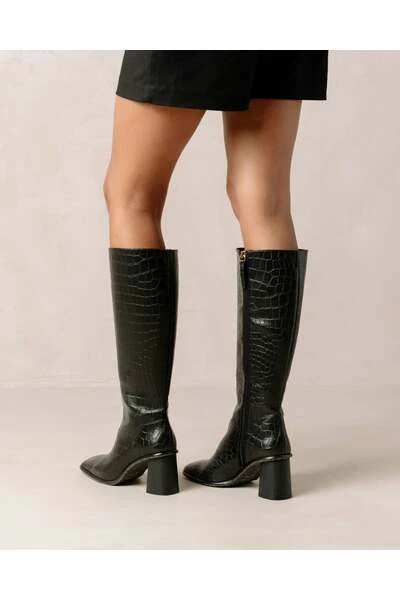 ALOHAS Enkellaarsjes East Apple Alli Black 6 ALOHAS Enkellaarsjes East Apple Alli Black - Afbeelding 6