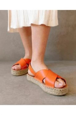 ALOHAS Sandalen Crossed Sandals Orange -Aloha Winkel 485aa9596911dea90b1078aa897f62ca