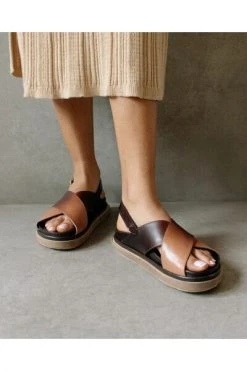 ALOHAS Sandalen Marshmallow Platform Sandals Brown -Aloha Winkel 48a08fdd4cb907bba06bae6e09ba8572