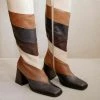 ALOHAS Schoenen North Patchwork Vintage Boots Brown