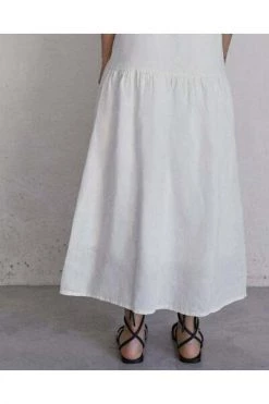 ALOHAS Feestjurken Naturalist Dress White -Aloha Winkel 4a114b4226e68967d074ba6d29f7a725