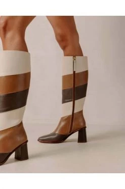 ALOHAS Enkellaarsjes Boots Brown