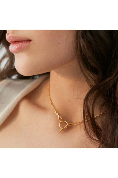 ALOHAS Kettingen Chain Line Necklace Yellow 6 ALOHAS Kettingen Chain Line Necklace Yellow - Afbeelding 6