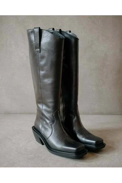 ALOHAS Snowboots Cattle Boots Black 4 ALOHAS Snowboots Cattle Boots Black - Afbeelding 4