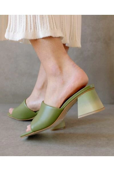 ALOHAS Slippers Brushed Flip Flips Green 4 ALOHAS Slippers Brushed Flip Flips Green - Afbeelding 4